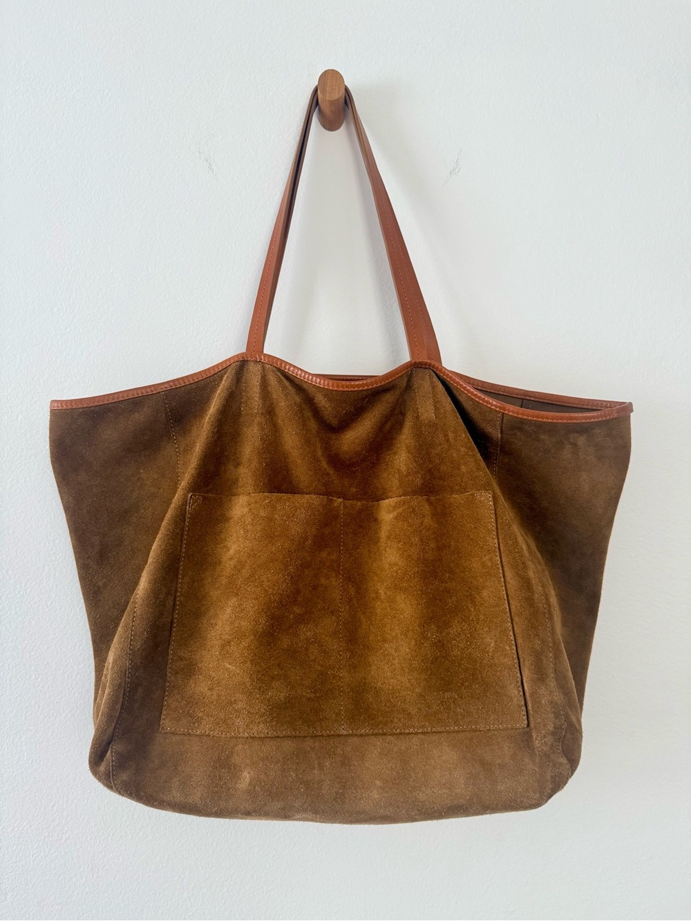 Sezane Gabin Bag Taupe - Size T-U
Suede with Leather Trim